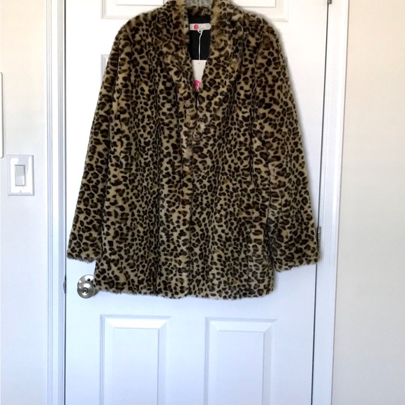 NWT Boden “Boxgrove” Faux Fur Leopard Print Coat, 16 - Picture 5 of 12